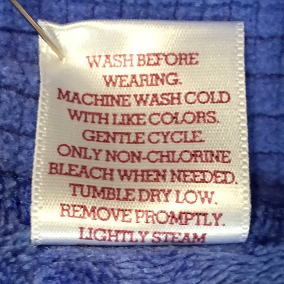 Fleece fuzzy cozy zip jacket fleece setpa blue hoodie full zip LG by SO … - Picture 7 of 11